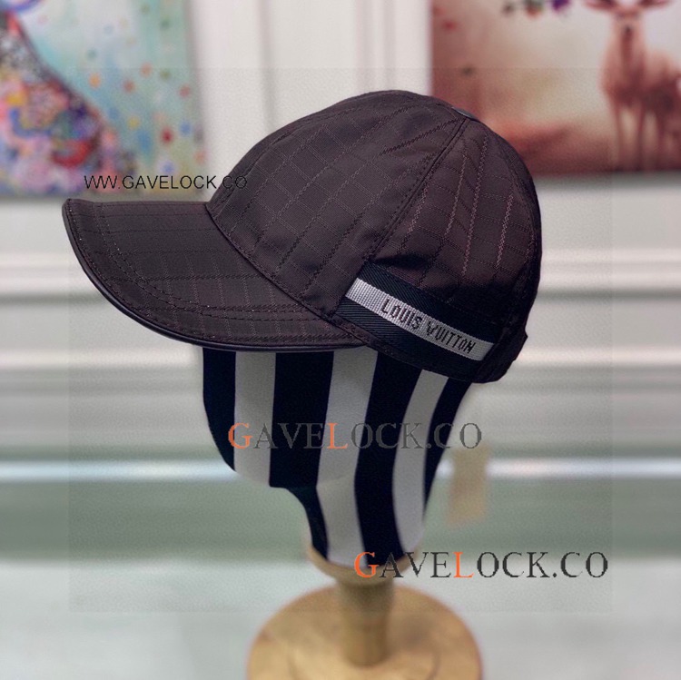 Brown Canvas Baseball Cap Mens Lady Peaked Hat